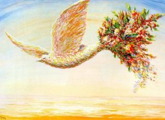 Favorable omens by Rene Magritte