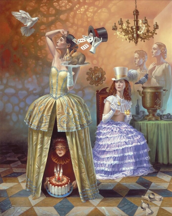Michael Cheval. Integration creative techniques